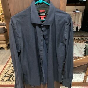 Kenneth Cole Awareness Stretch Shirt - Navy